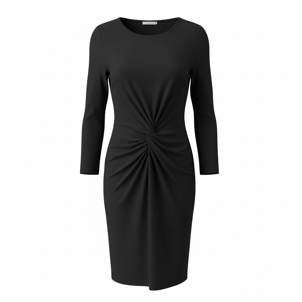 Boden twist front black dress, 10P